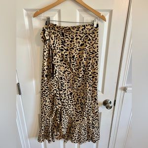 Everything But Water Leopard maxi skirt